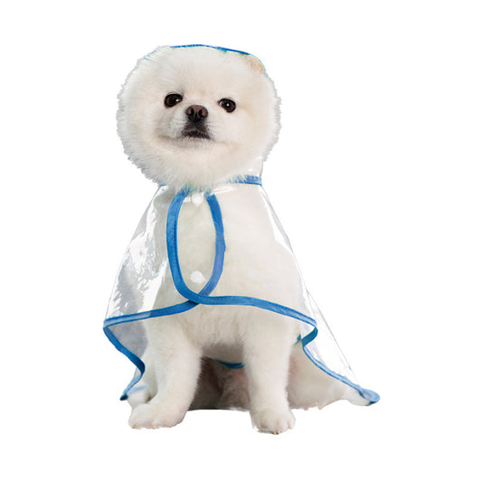 Imperméable Transparent pour Chien – Léger, Confortable & Anti-Pluie