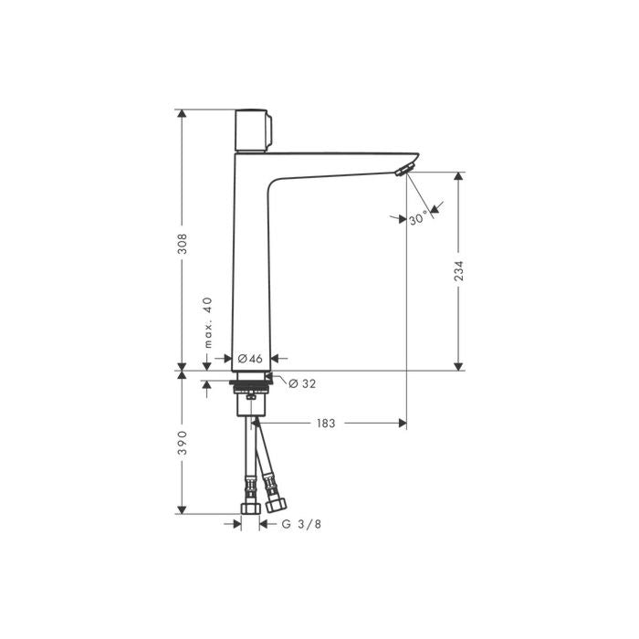 HANSGROHE TALIS 240 SELECT E