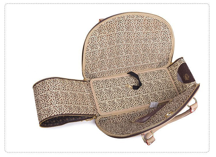 Sac de Transport Luxe pour Animaux – Élégant, Aéré & Ultra Confort