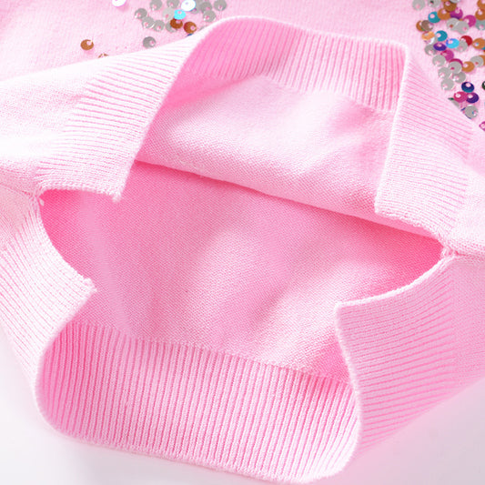 Pull Enfant avec Étoile à Paillettes – Chaud, Doux & Étincelant