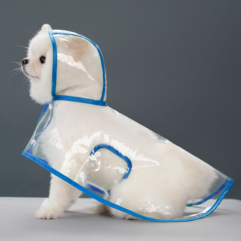 Imperméable Transparent pour Chien – Léger, Confortable & Anti-Pluie