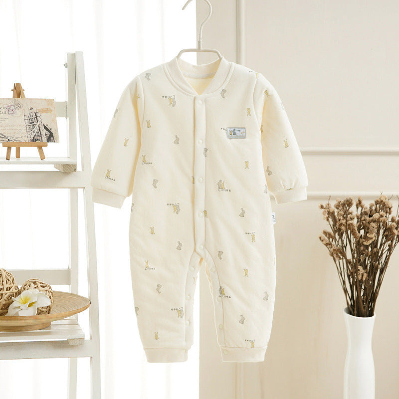 Combinaison Matelassée Bébé Printemps & Automne – Trois Couches Chaudes