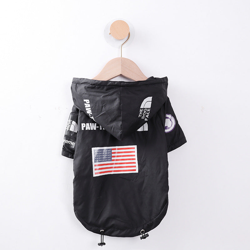 Veste Coupe-Vent pour Chien – Style Urbain, Chaude & Confortable