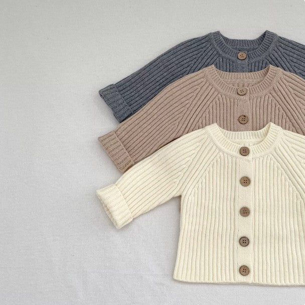 Cardigan Tricot Bébé – Ultra Doux, Chaud & Minimaliste