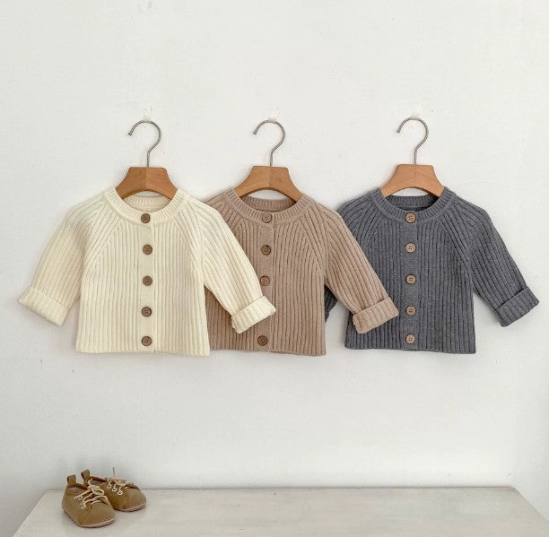 Cardigan Tricot Bébé – Ultra Doux, Chaud & Minimaliste
