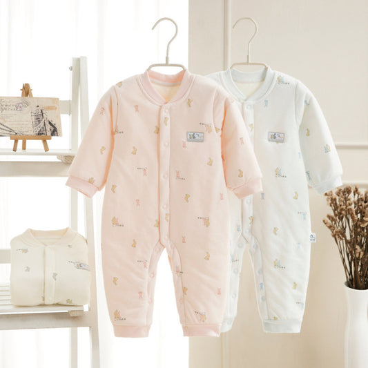 Combinaison Matelassée Bébé Printemps & Automne – Trois Couches Chaudes