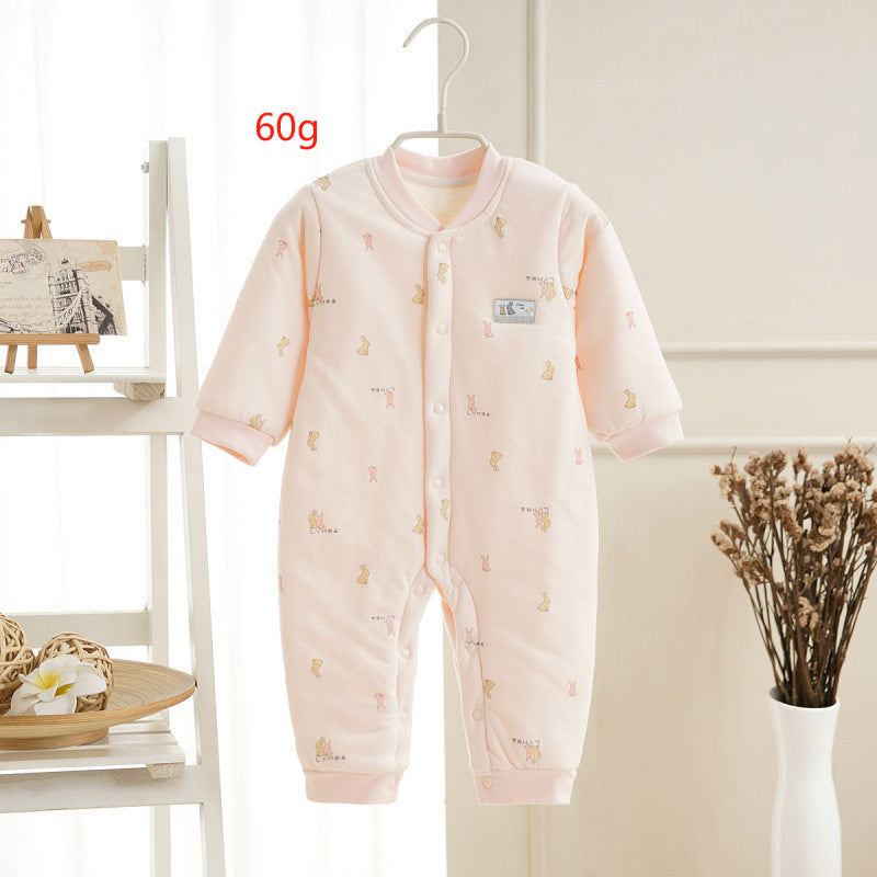 Combinaison Matelassée Bébé Printemps & Automne – Trois Couches Chaudes
