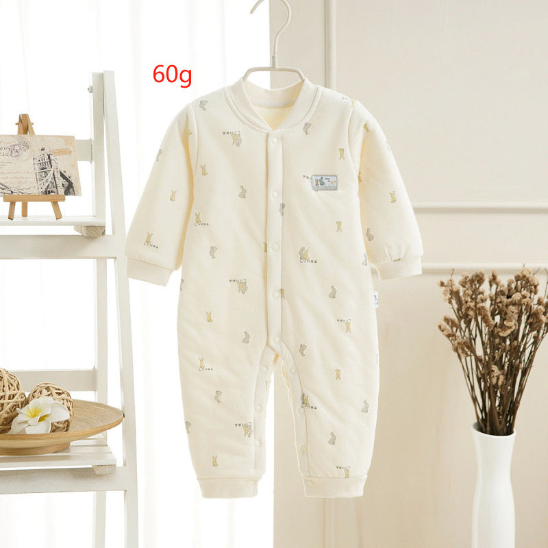 Combinaison Matelassée Bébé Printemps & Automne – Trois Couches Chaudes