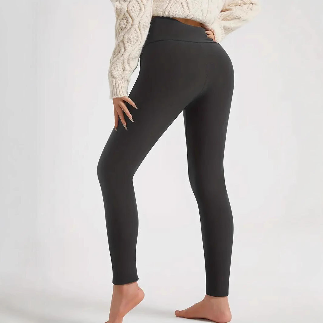 Legging Femme Doublé Polaire – Taille Haute & Confort Thermique