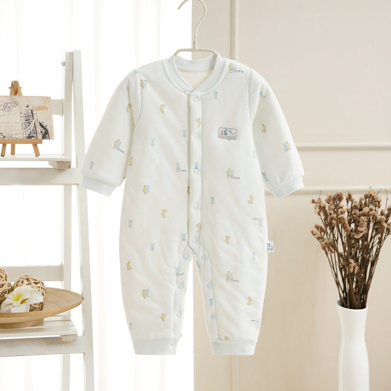 Combinaison Matelassée Bébé Printemps & Automne – Trois Couches Chaudes