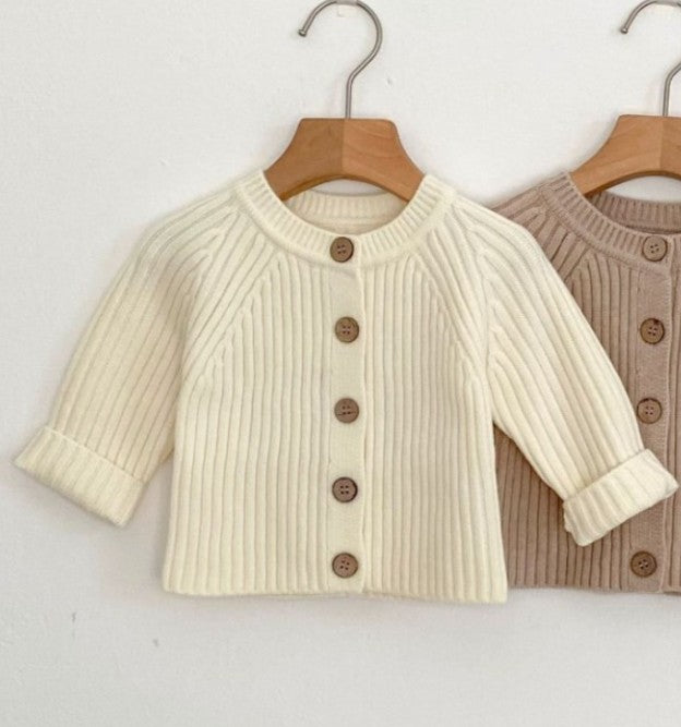 Cardigan Tricot Bébé – Ultra Doux, Chaud & Minimaliste