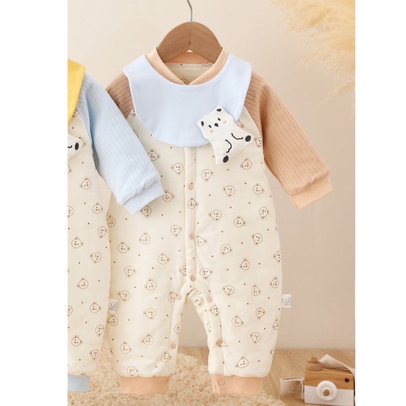 Combinaison Matelassée Bébé Printemps & Automne – Trois Couches Chaudes